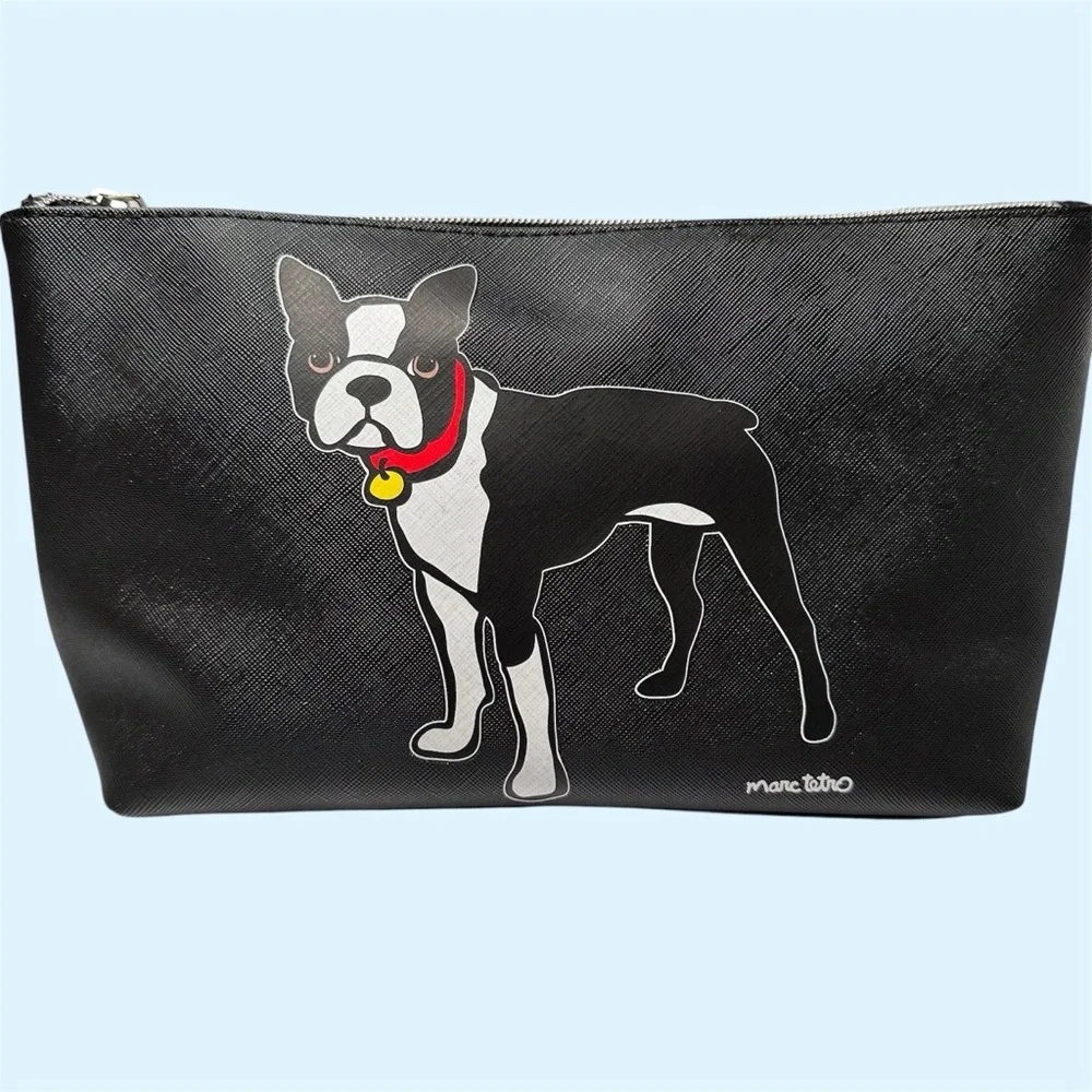 Marc Tetro | Boston Terrier Cosmetics Pouch | NWT - Picture 1 of 3